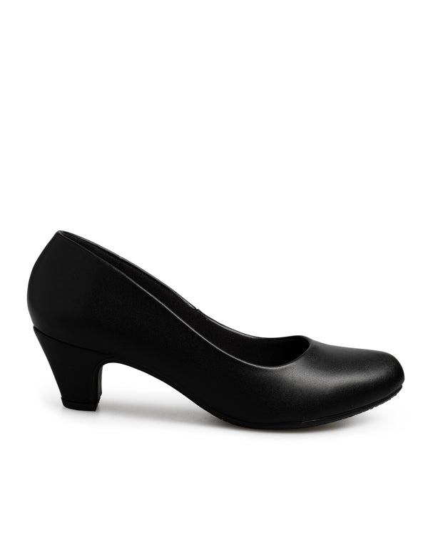 Zapatilla Negra Confort Básica 23001